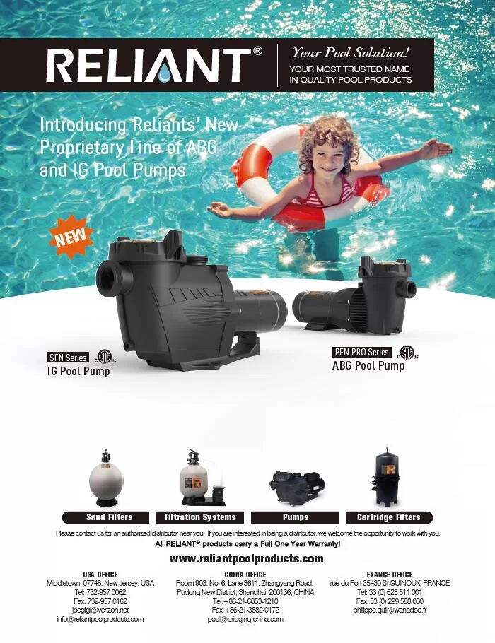 Pool & Spa New -Reliant Pool Products